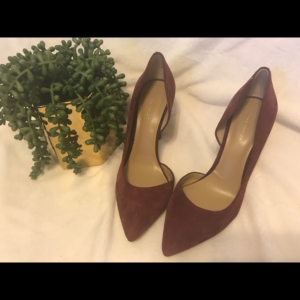 Maroon Ann Taylor Heels